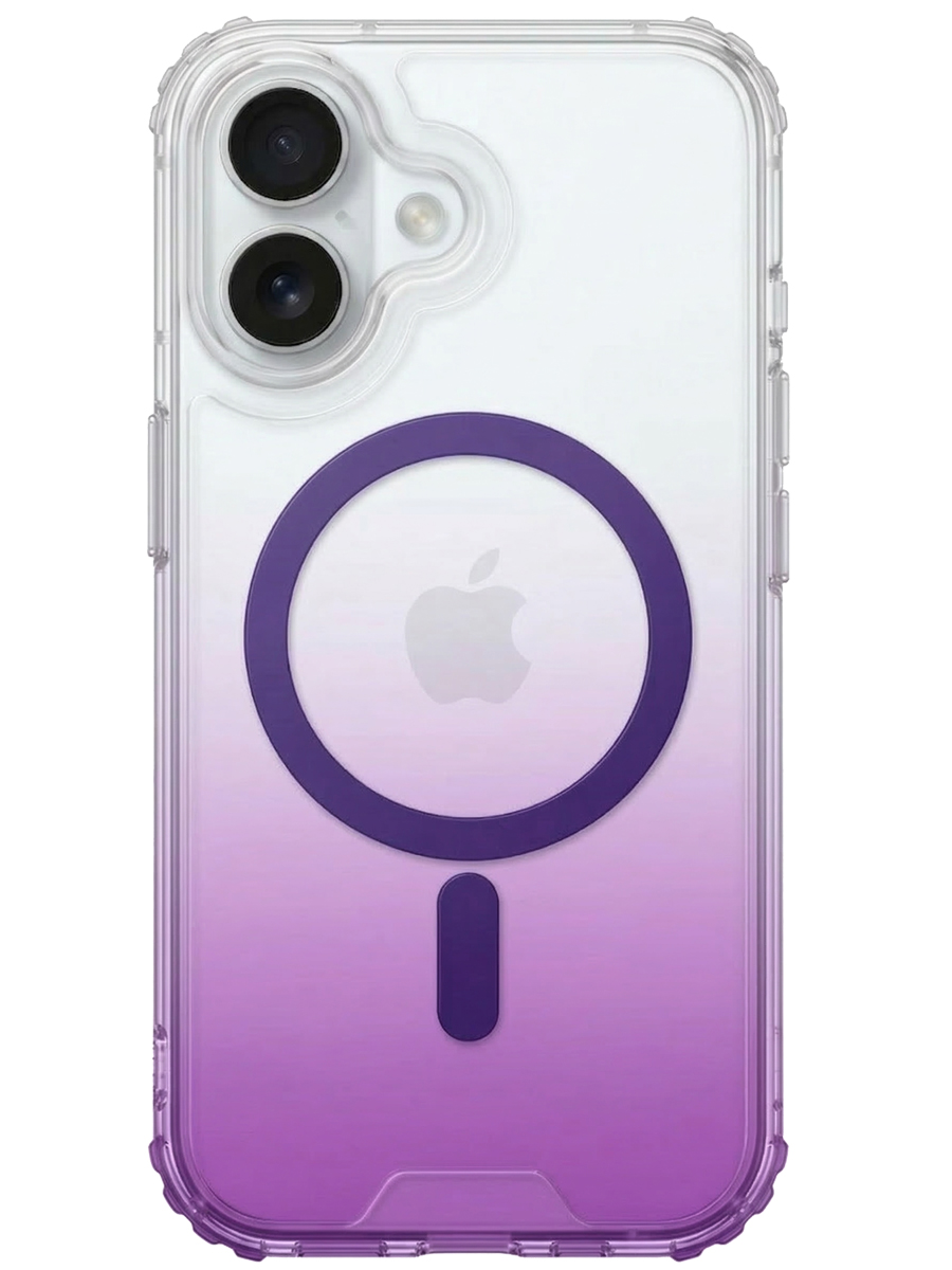 Чехол для iPhone 17 Градиент MagSafe силикон