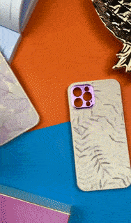 Чехол для iPhone 12 Pro Max Purple Leafs силикон