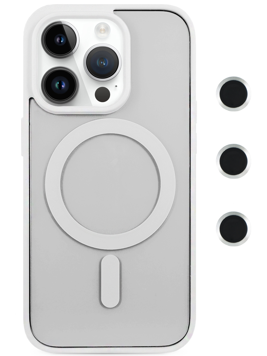 Чехол для iPhone 14 Pro Discreet Magsafe PC+cиликон