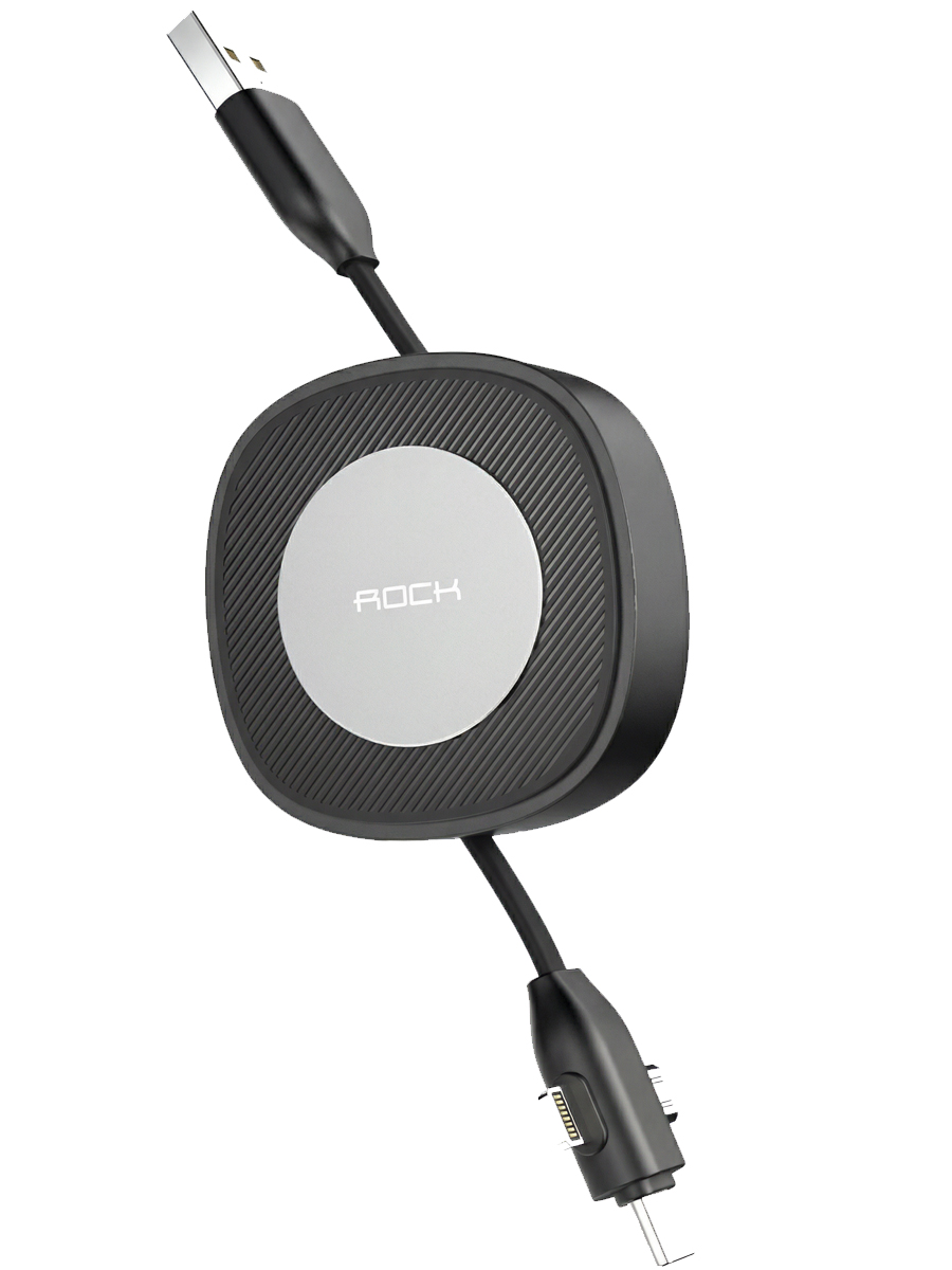 Кабель Micro / Type-C / Lightning Rock RCB0792 1м