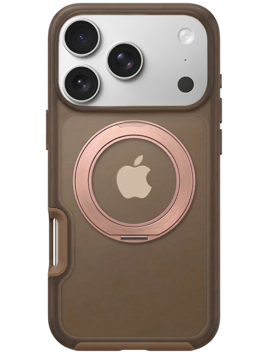 Чехол для iPhone 17 Pro Магнитный шарм пластик+силикон