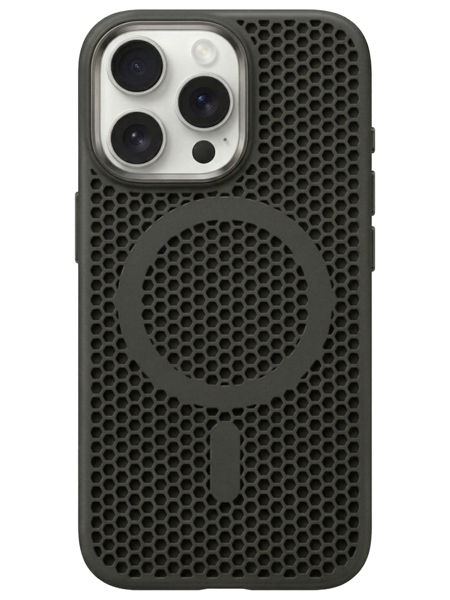 Чехол для iPhone 16 Pro Max Неосетка силикон