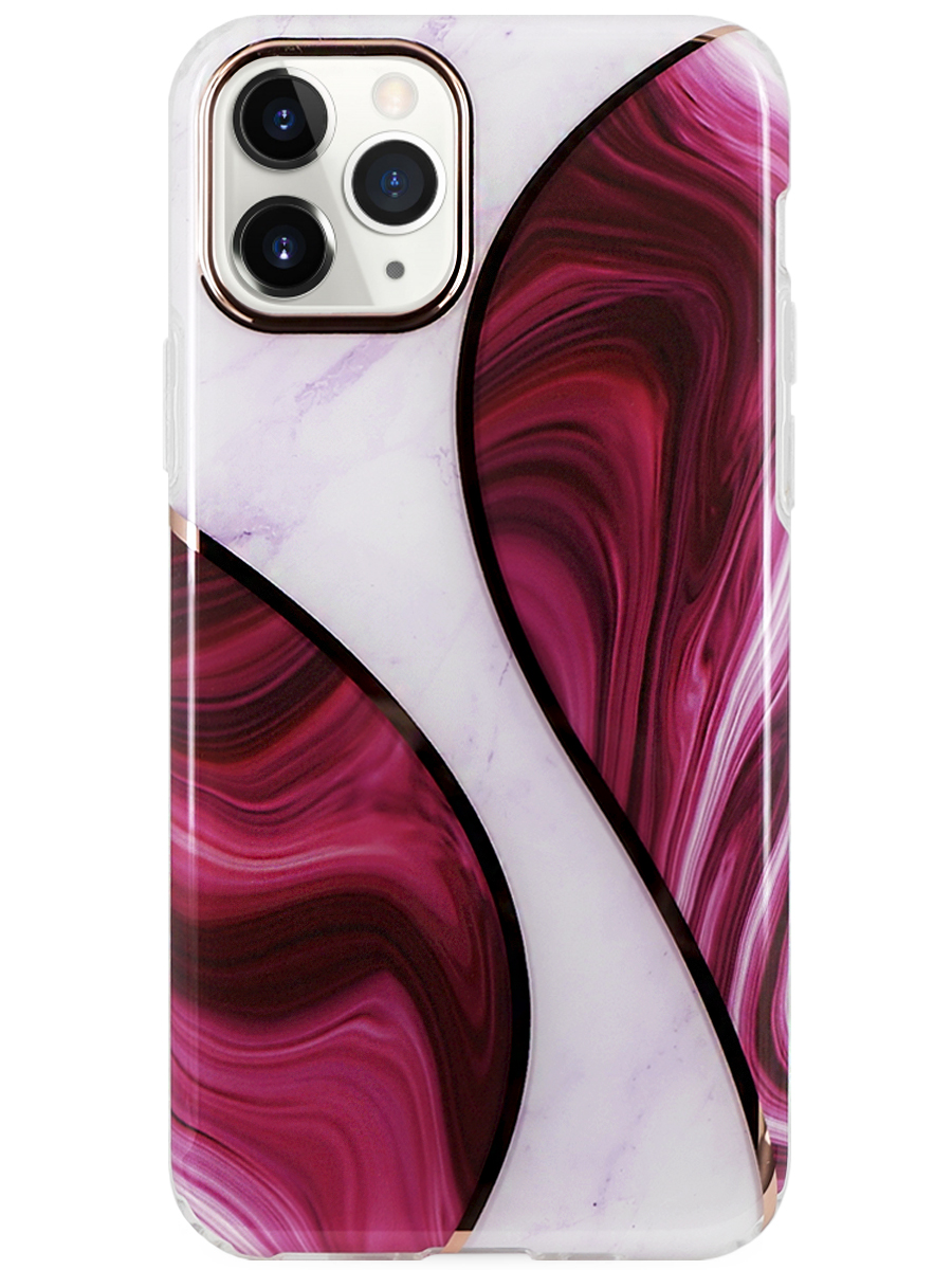 Чехол для iPhone 11 Pro Мраморный волна силикон