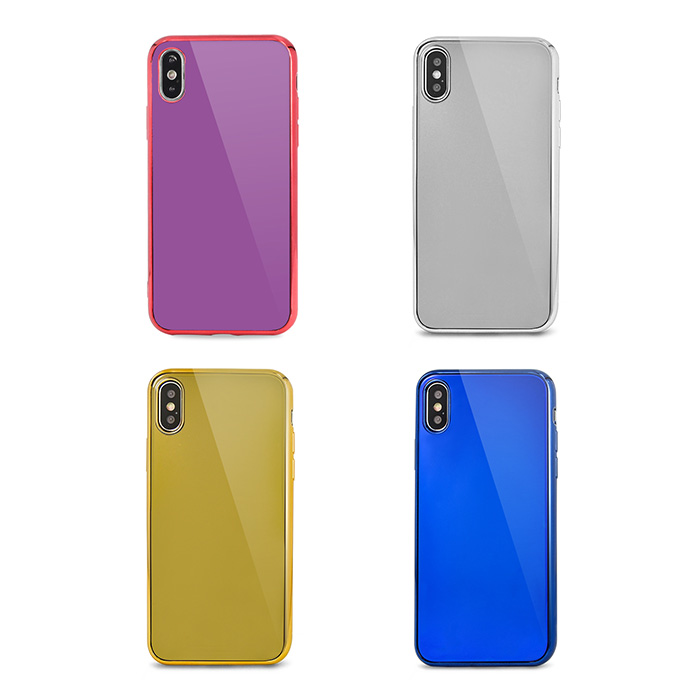 Чехол для iPhone X Mirror Glass