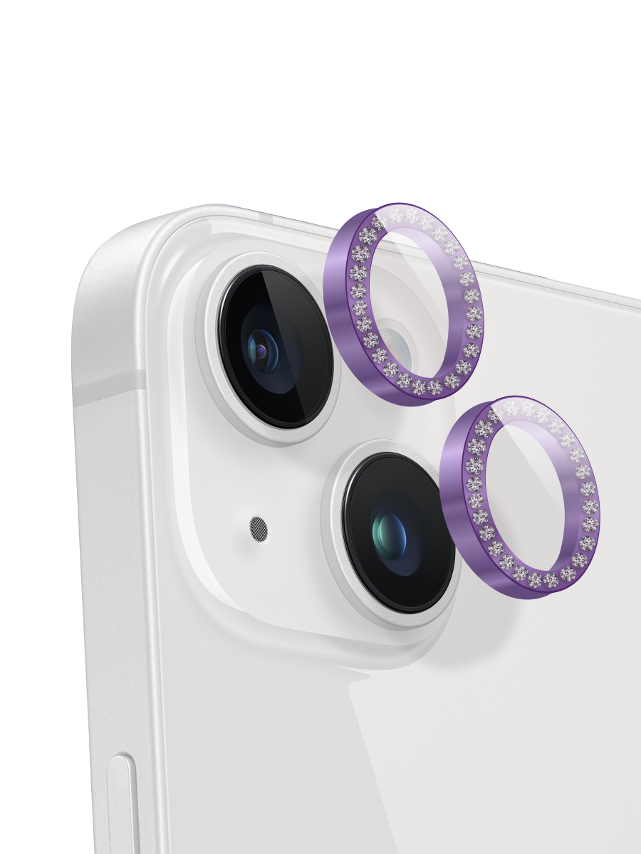 Комплект защитных стекол камеры для iPhone 14 / 14 Plus Бриллиантовый