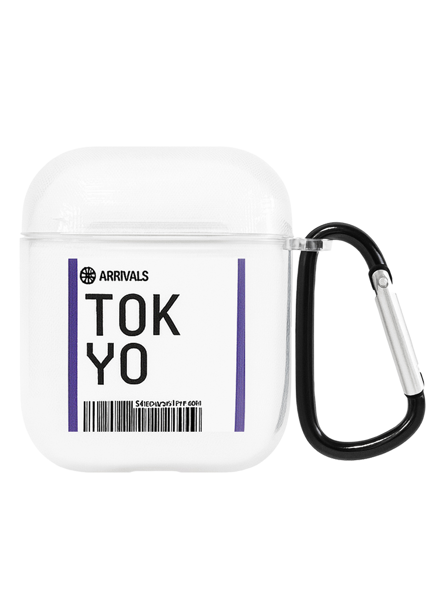 Чехол для AirPods 1/2 Cities с карабином