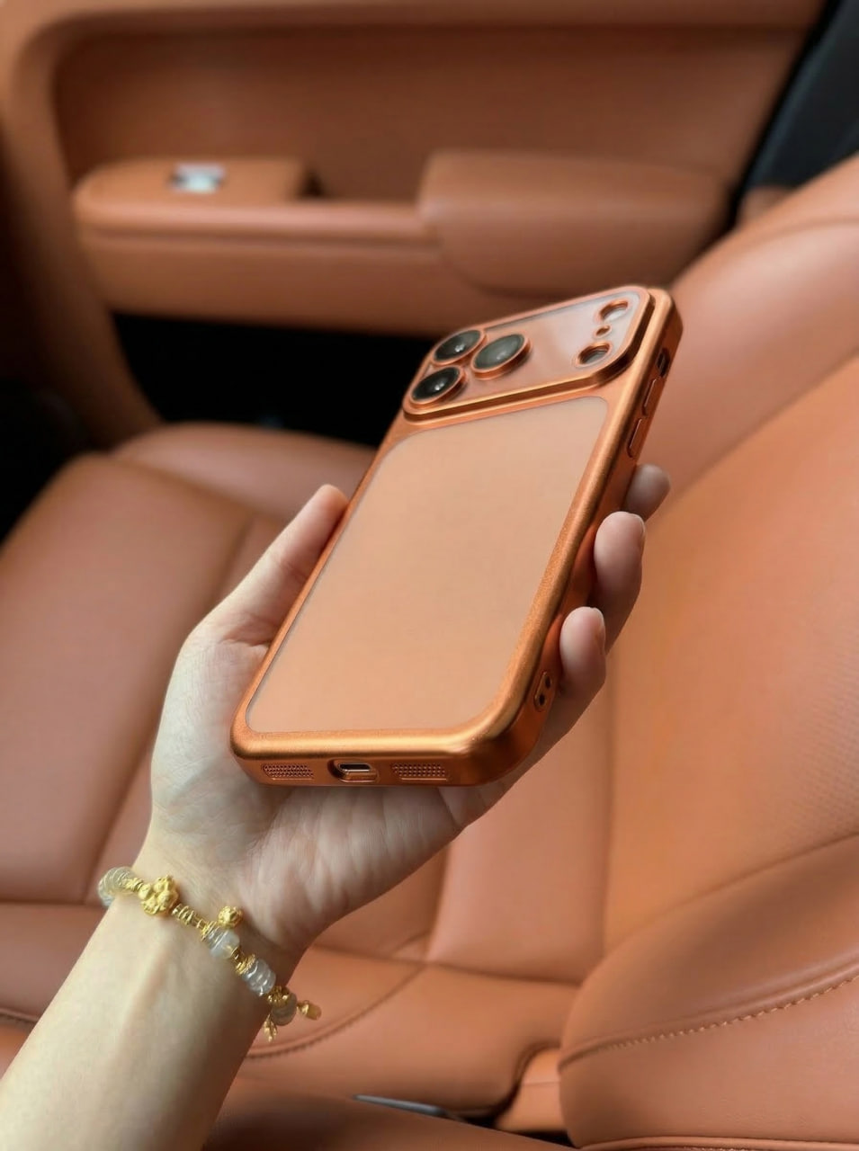 Чехол для iPhone 17 Pro Хромированные грани