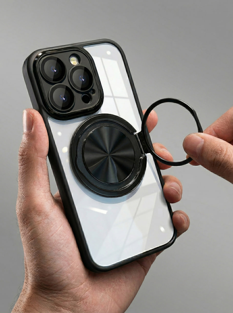 Чехол для iPhone 17 Pro Орбита силикон+пластик