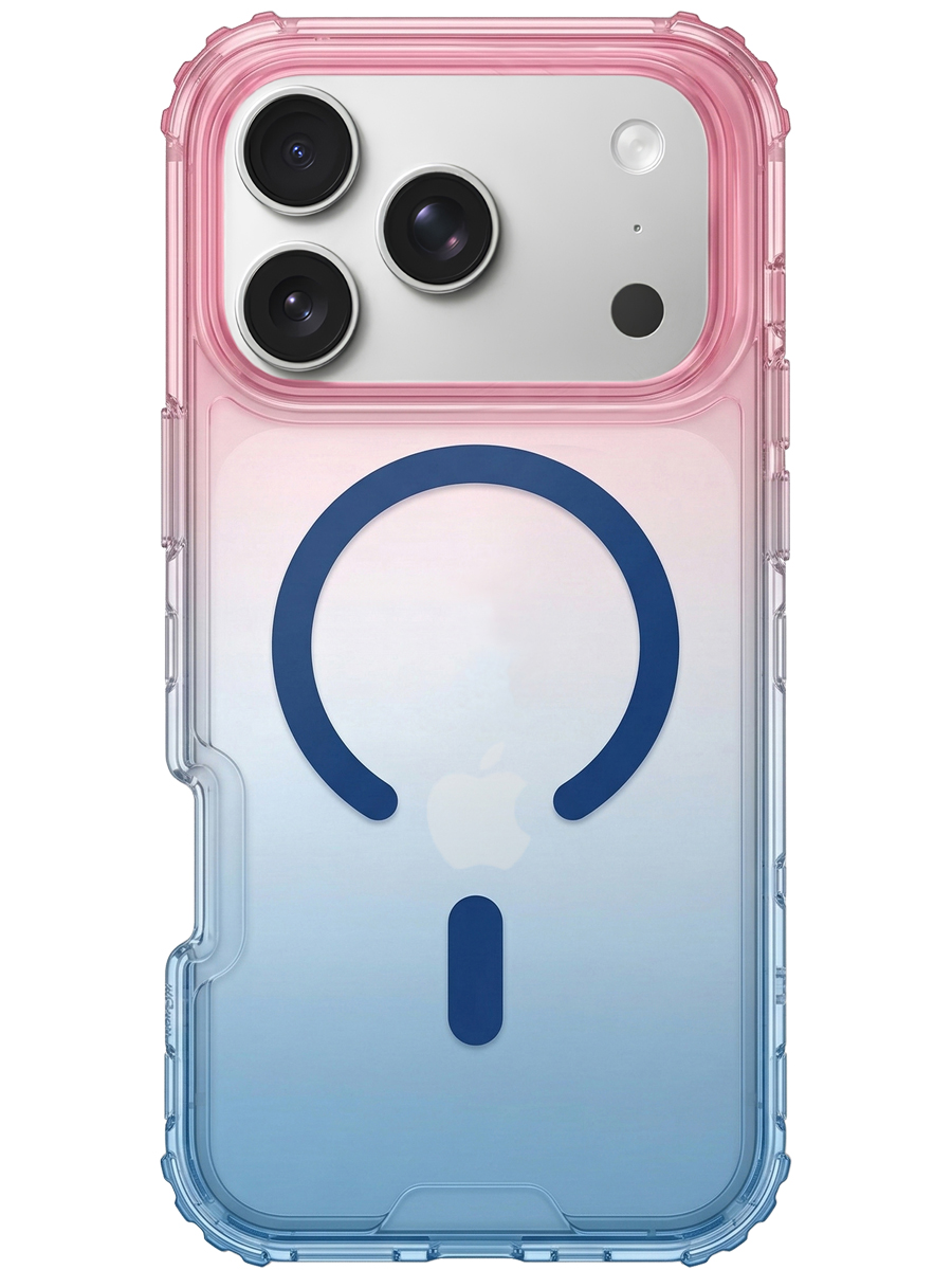 Чехол для iPhone 17 Pro Max Градиент MagSafe силикон