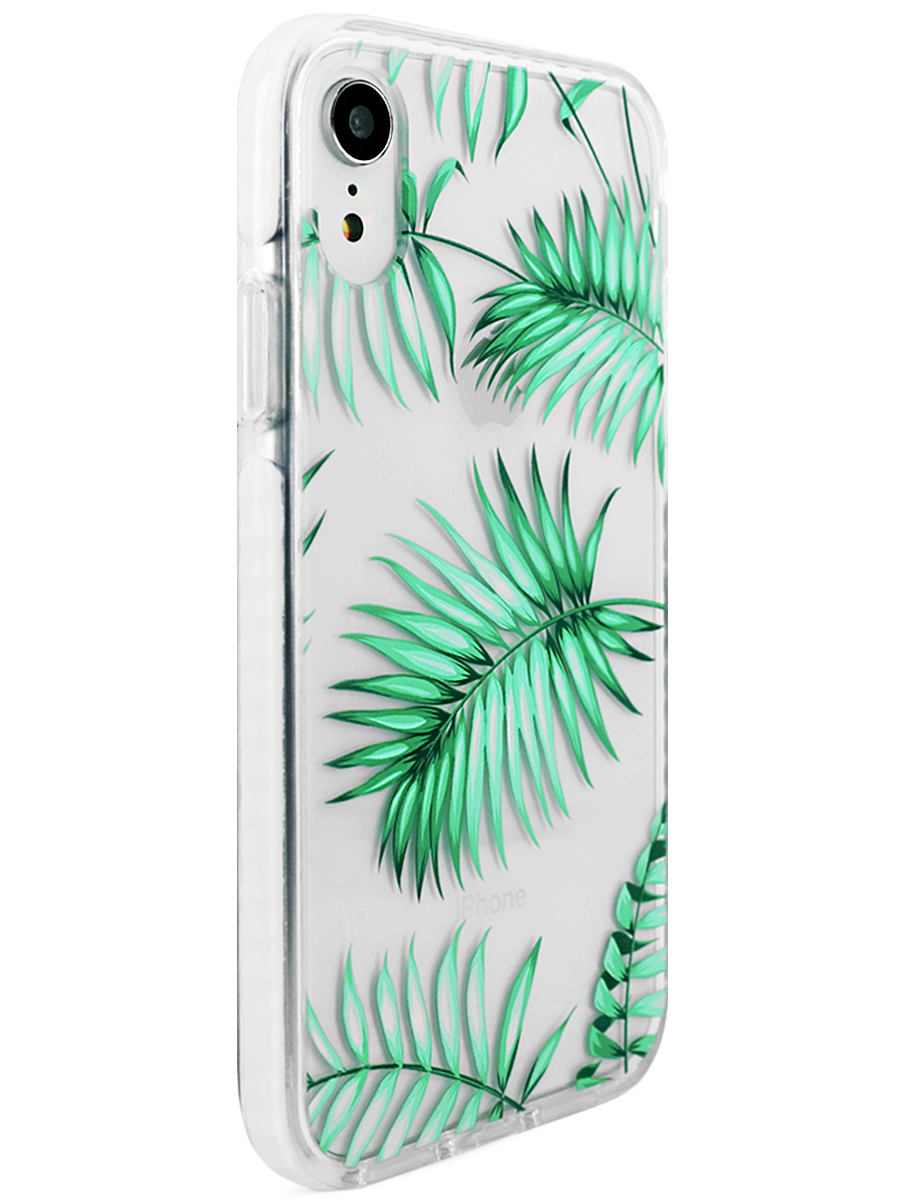 Чехол для iPhone XR Сияющий пластик+силикон