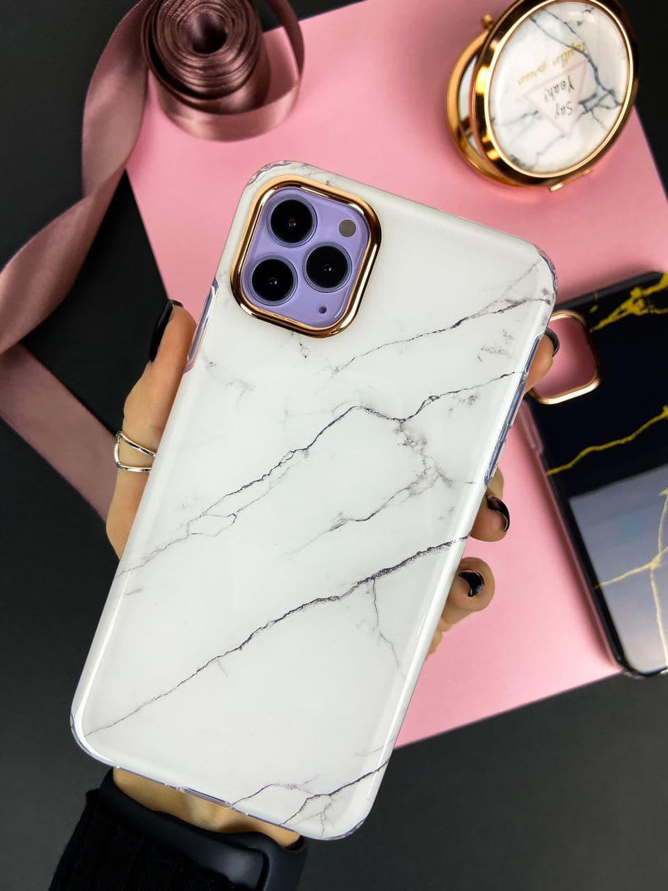 Чехол для iPhone 11 Pro Элегантный камень силикон