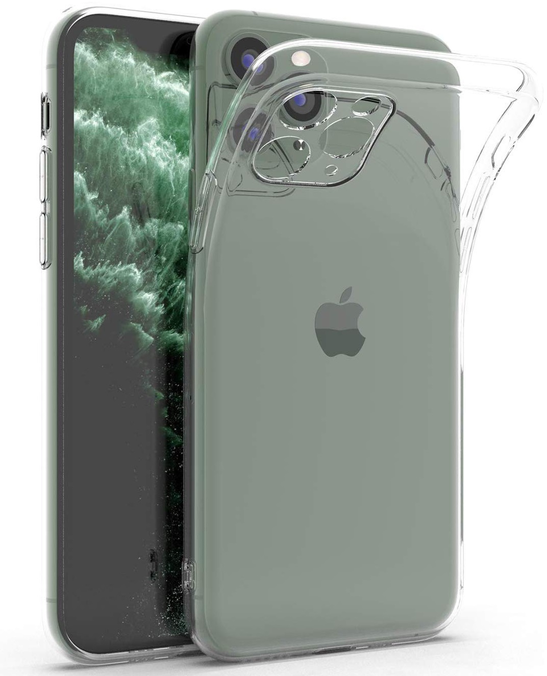 Чехол для iPhone 11 Pro Max Ультратонкий силикон Premium с защитой камеры