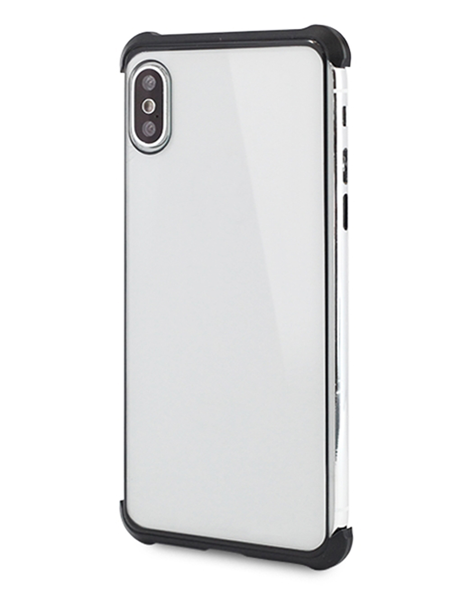 Чехол для iPhone XS Max Magnet glass clear case, Черный 547(3).jpg