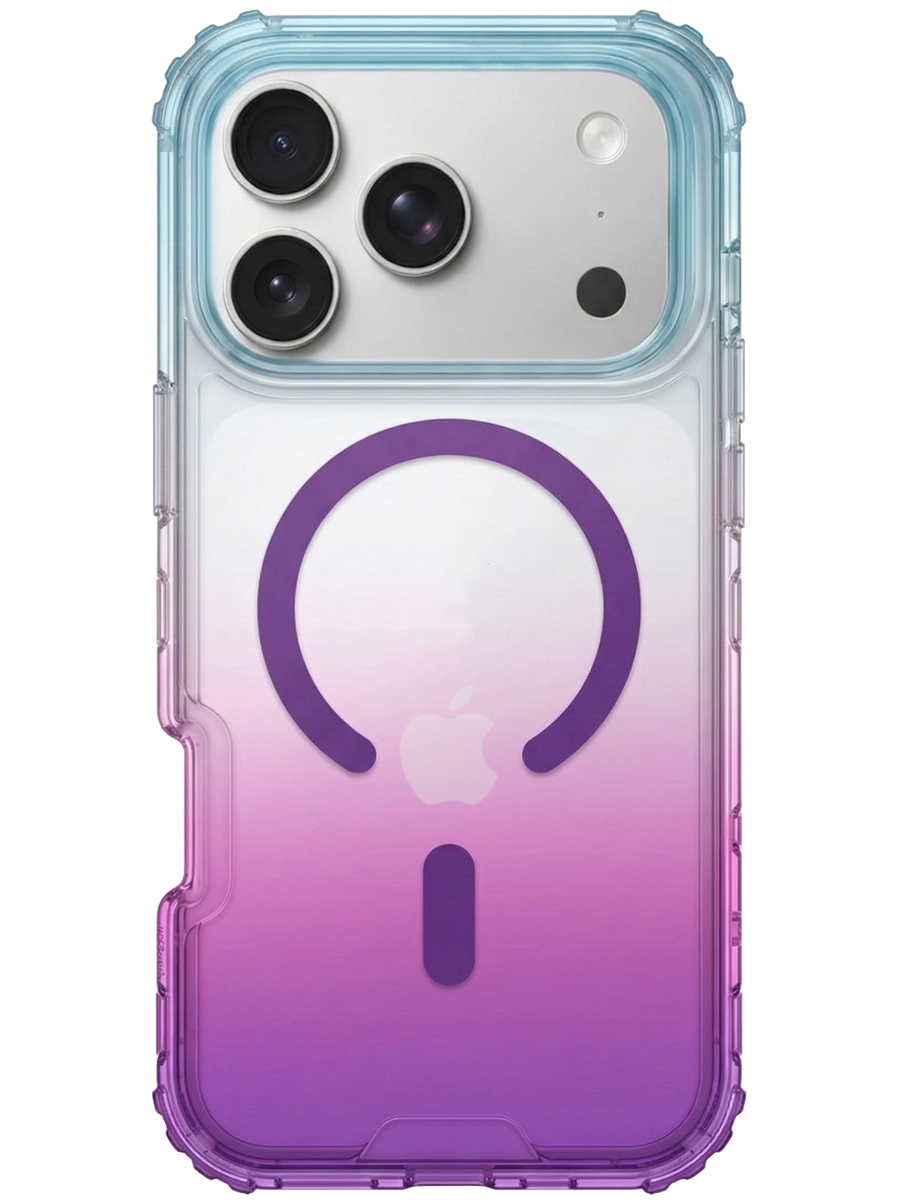 Чехол для iPhone 17 Pro Max Градиент MagSafe силикон