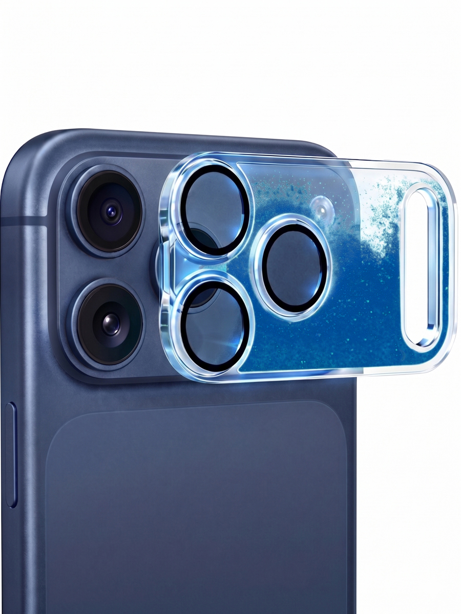 Защитное стекло камеры для iPhone 17 Pro Блестки