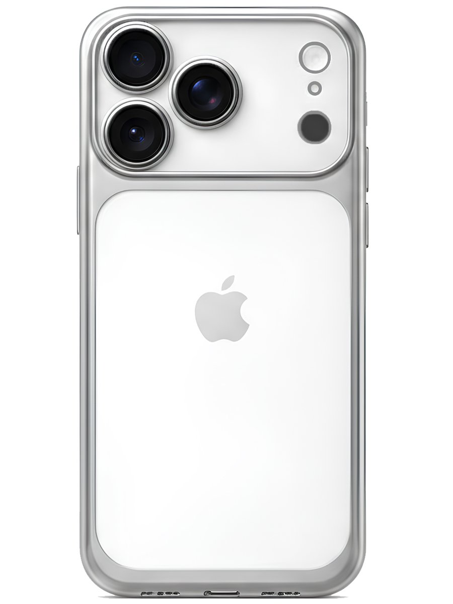 Чехол для iPhone 17 Pro Хромированные грани