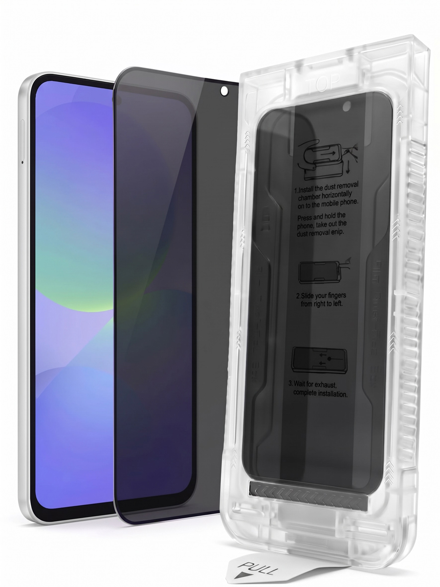 Защитное стекло для Samsung Galaxy A57 LS антишпион с авто-установкой