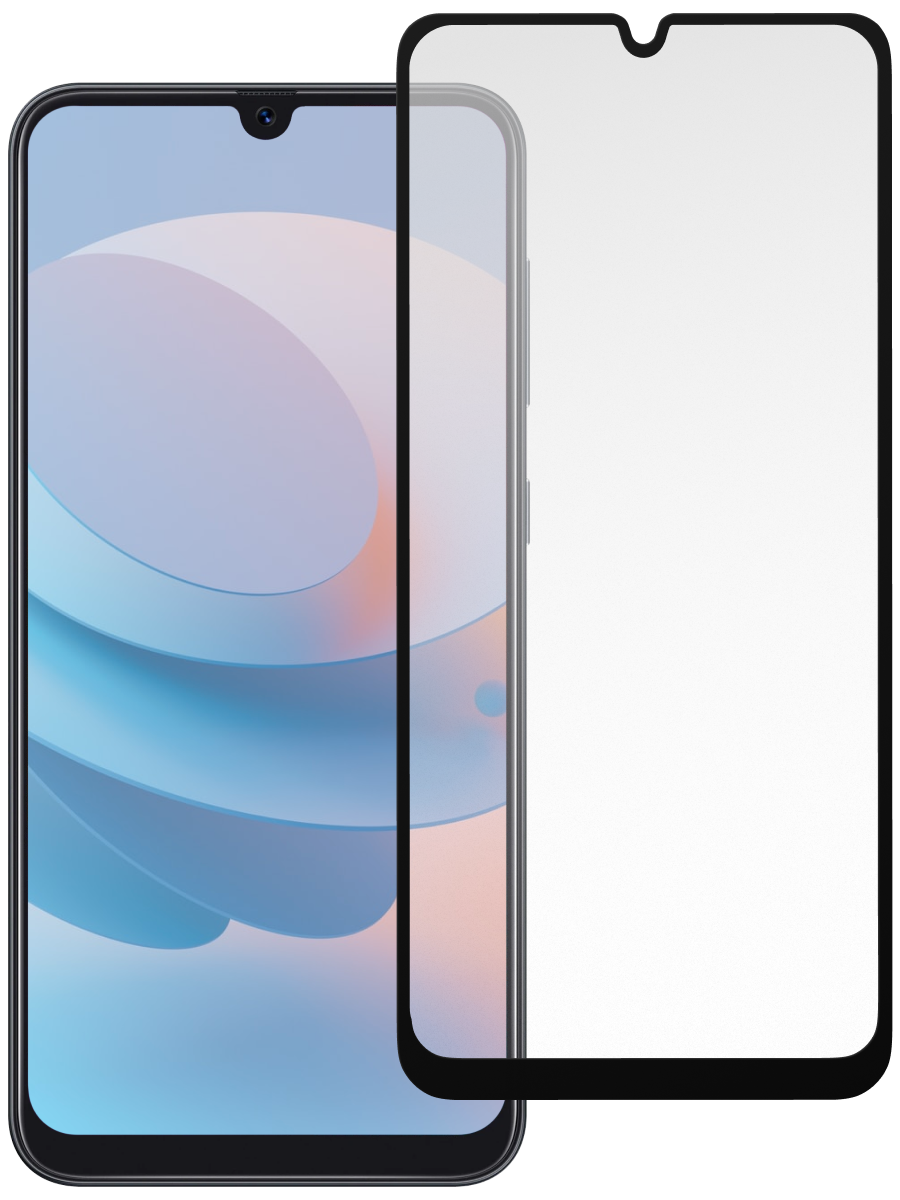 Защитное стекло для Samsung A20S 2.5D Матовое