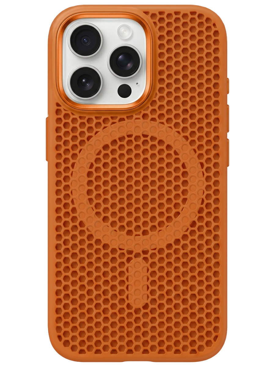 Чехол для iPhone 16 Pro Неосетка силикон