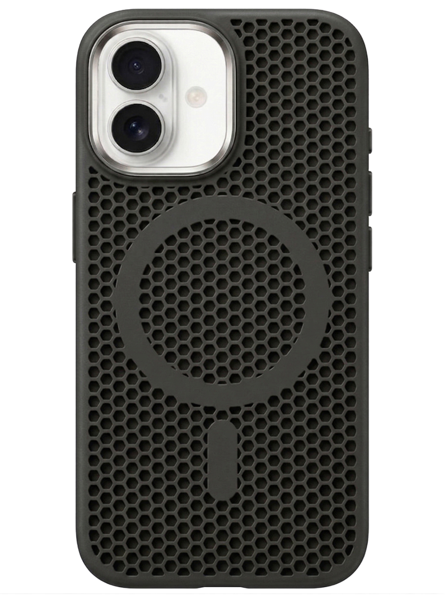 Чехол для iPhone 16 Неосетка силикон