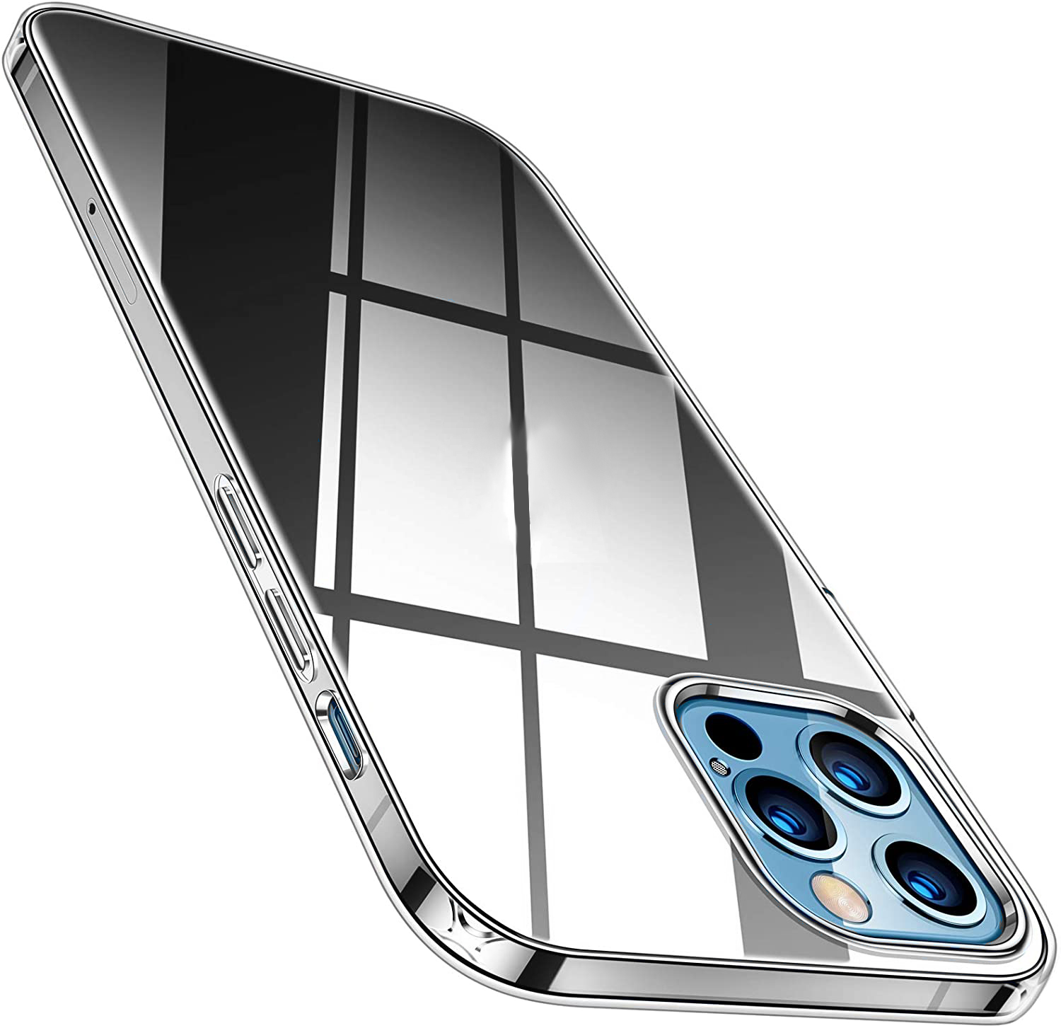 Чехол для iPhone 12 Pro Max Ультратонкий силикон Premium (Черный)