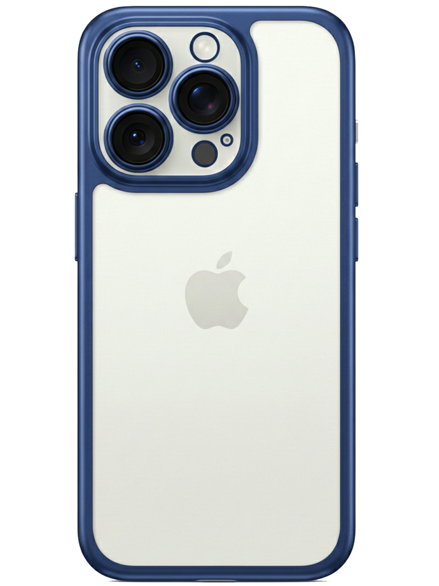 Чехол для iPhone 15 Pro Max Хромированные грани