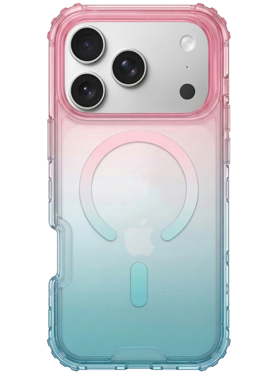 Чехол для iPhone 17 Pro Max Градиент MagSafe силикон