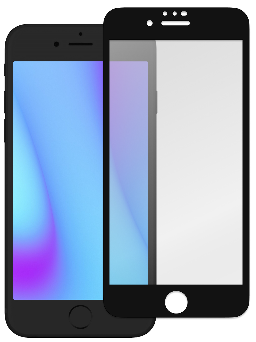 Защитное стекло для iPhone 6/7/8/SE 2020 2.5D Матовое