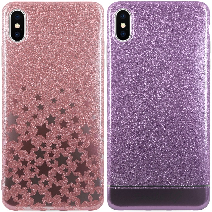 Чехол для iPhone XS Max Stars smile силикон
