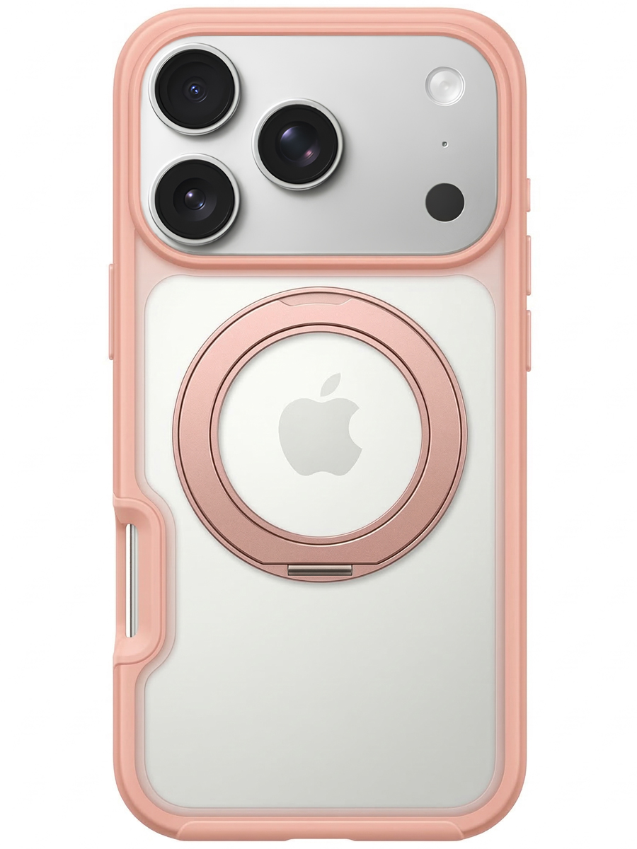 Чехол для iPhone 17 Pro Магнитный шарм пластик+силикон