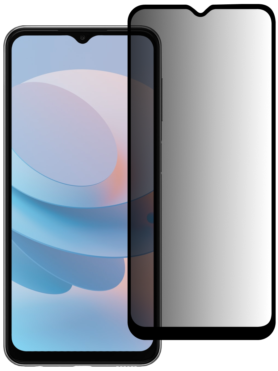 Защитное стекло для Samsung A10 Антишпион 5D Premium