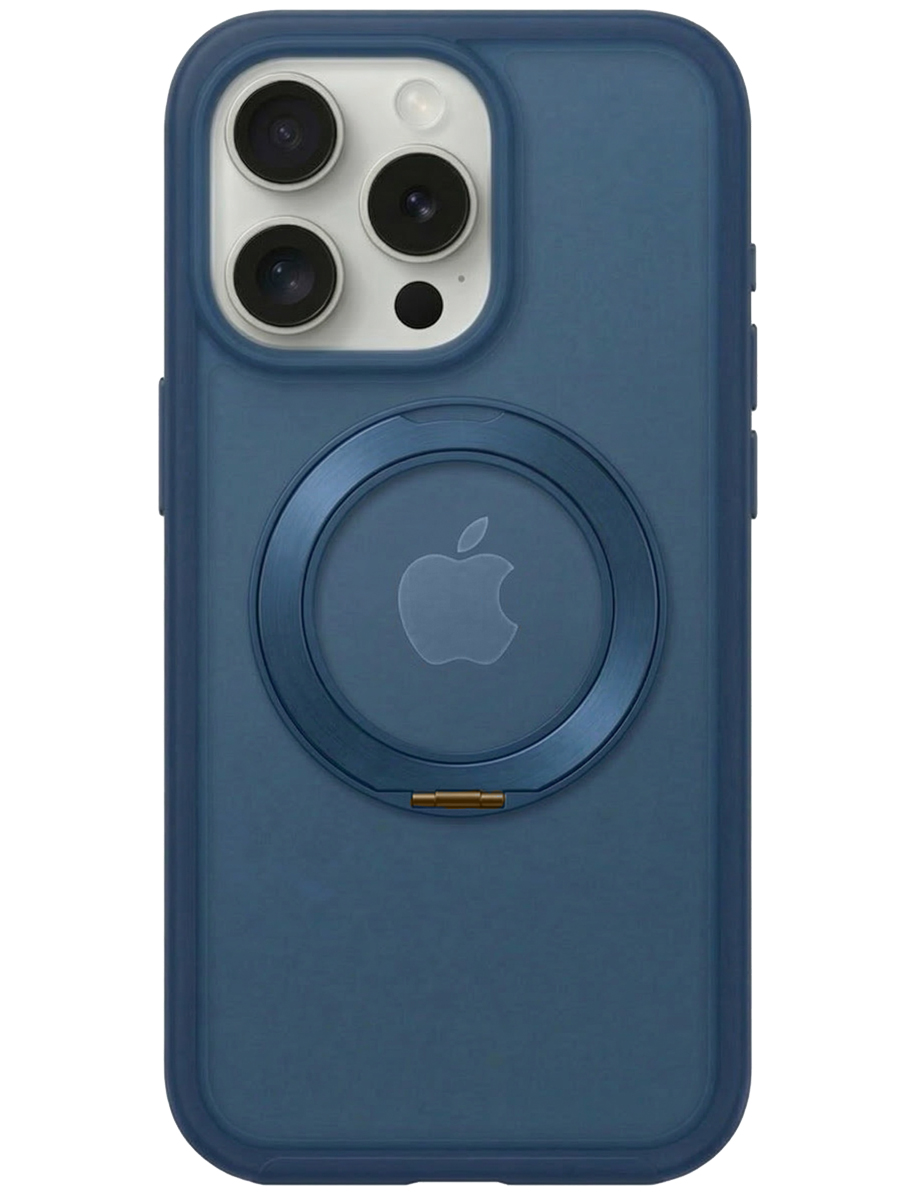 Чехол для iPhone 16 Pro Магнитный шарм пластик+силикон