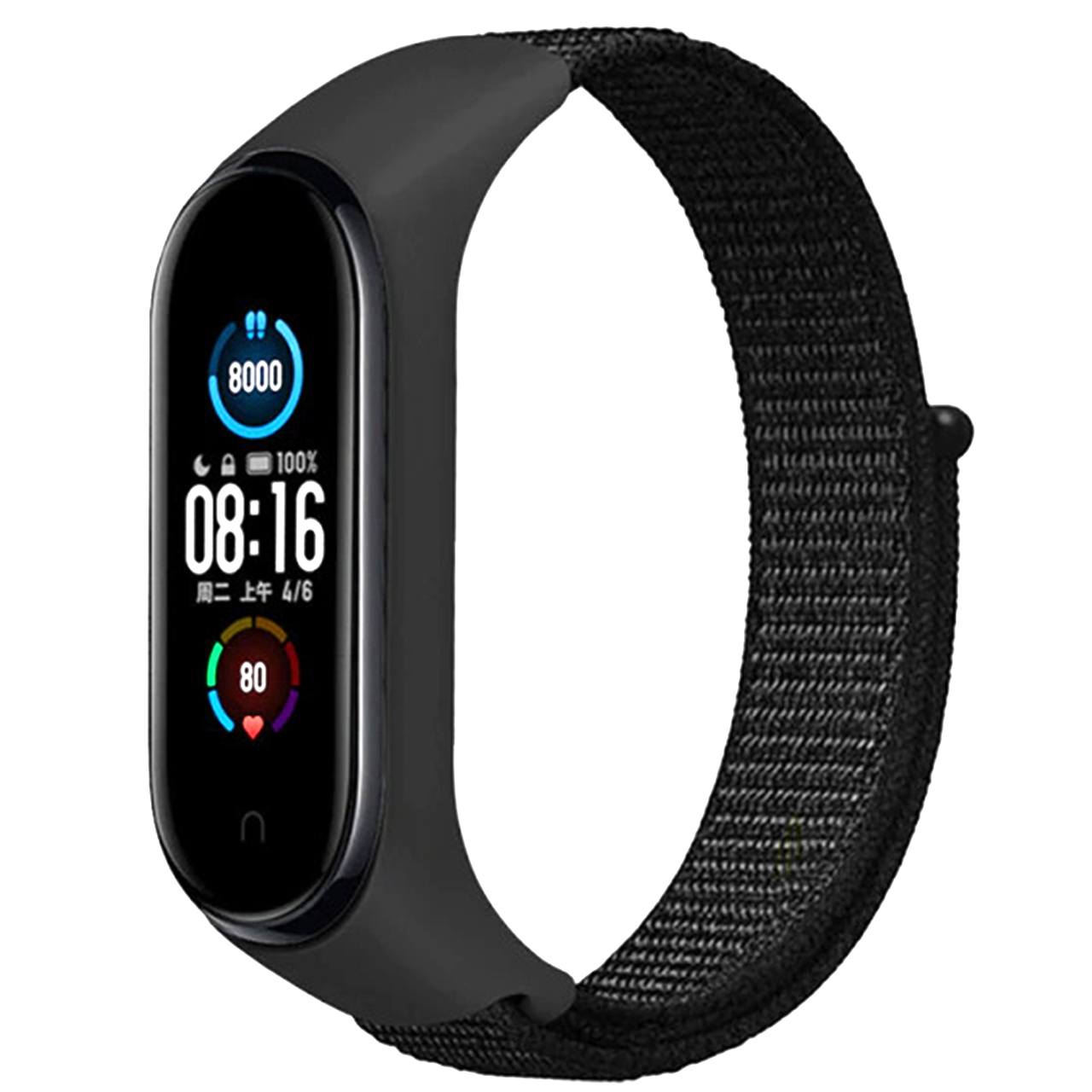 Ремешок для Xiaomi Mi Band 3 / 4 / 5 / 6 / 7 Нейлоновый