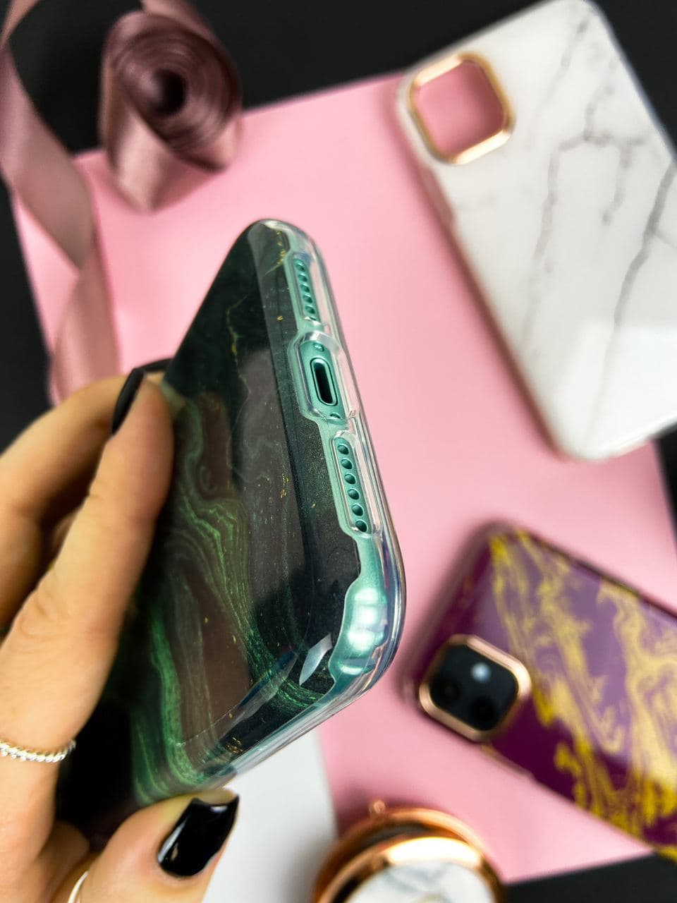 Чехол для iPhone 11 Pro Элегантный камень силикон