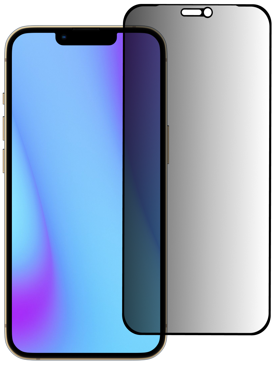 Защитное стекло для iPhone XS Max / 11 Pro Max Антишпион 5D Premium