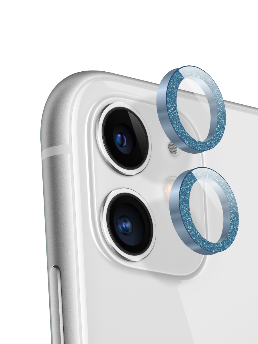 Комплект защитных стекол камеры для iPhone 11 Бриллиантовая крошка