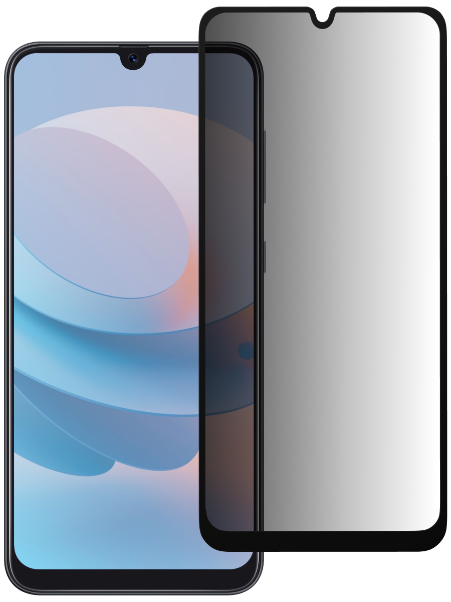 Защитное стекло для Samsung A22 4G Антишпион 5D Premium