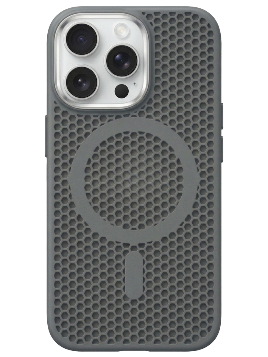 Чехол для iPhone 16 Pro Max Неосетка силикон