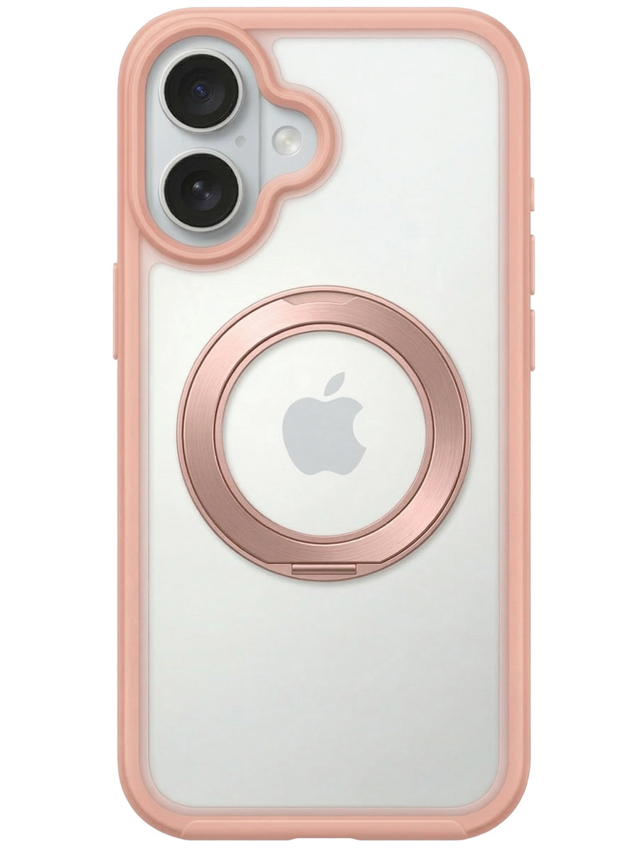 Чехол для iPhone 17 Магнитный шарм пластик+силикон