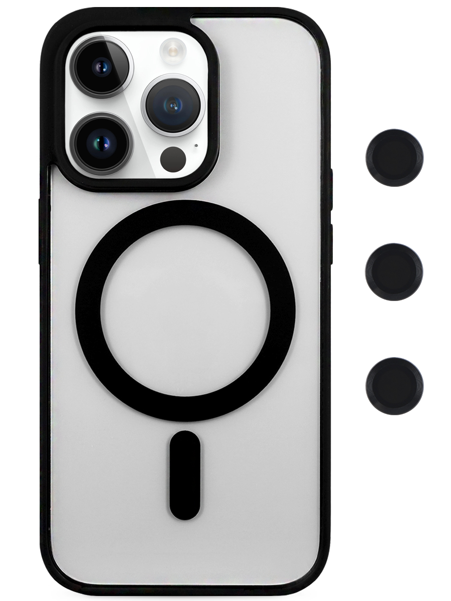 Чехол для iPhone 14 Pro Discreet Magsafe PC+cиликон