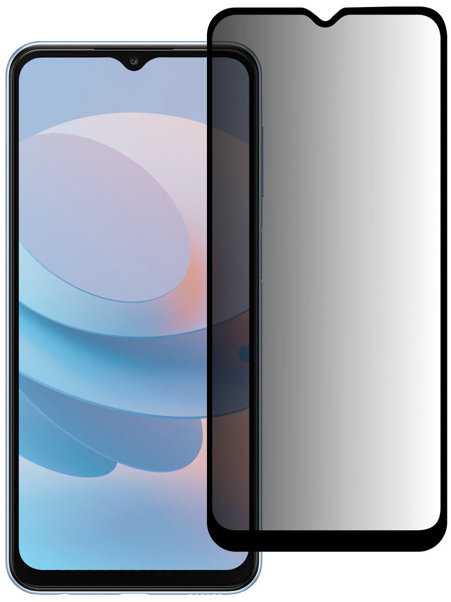 Защитное стекло для Samsung A14 Антишпион 5D Premium