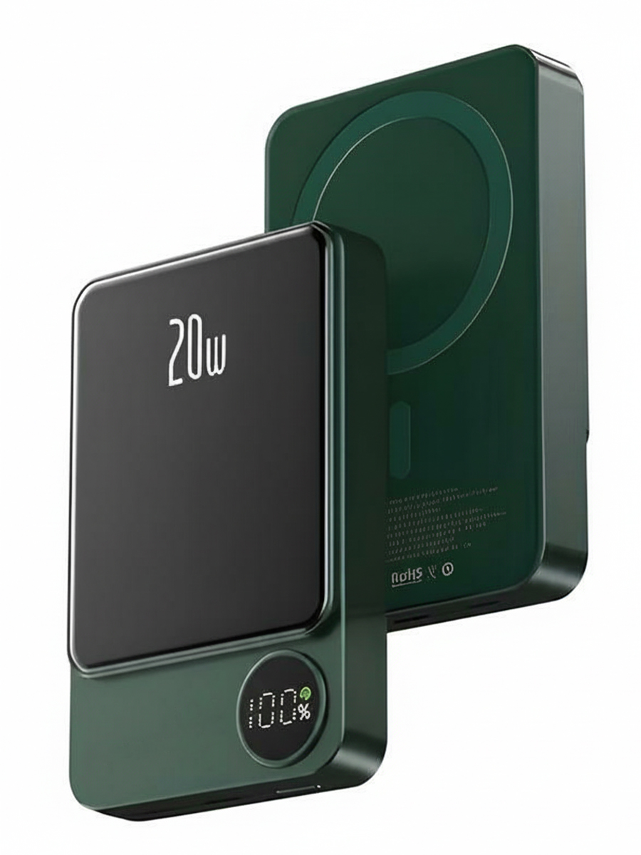 Магнитный беспроводной внешний аккумулятор Q9 20W 10000мАч