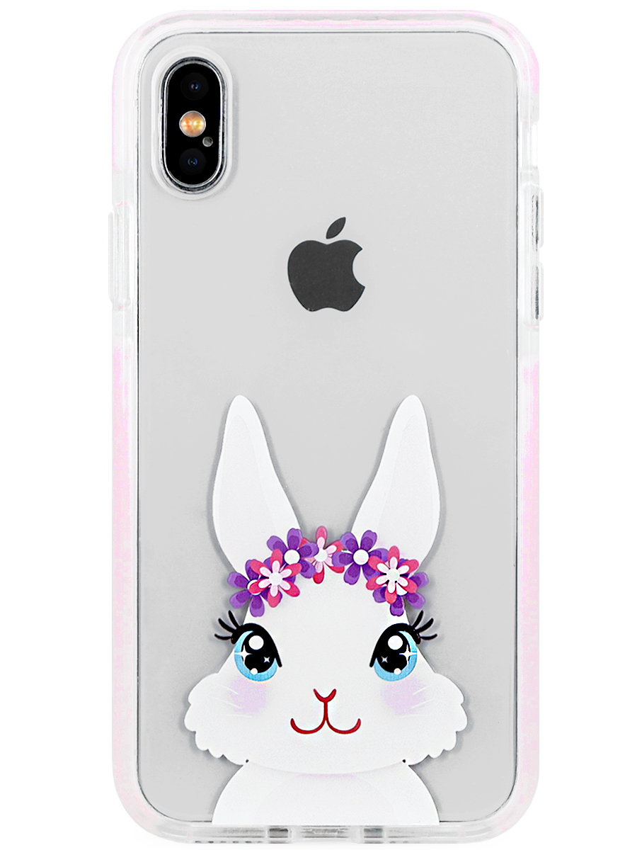 Чехол для iPhone X/XS Rabbit PC+силикон