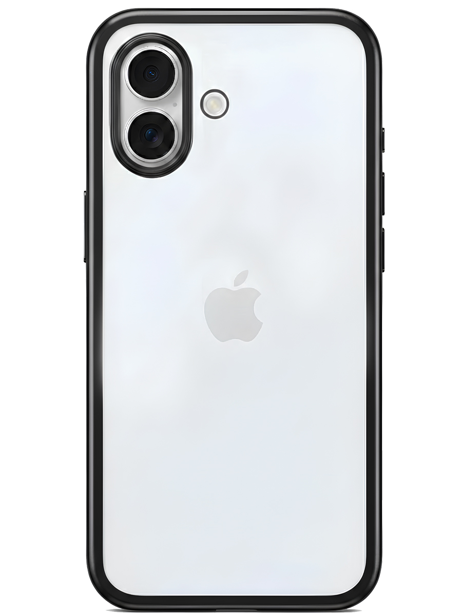 Чехол для iPhone 16 Хромированные грани