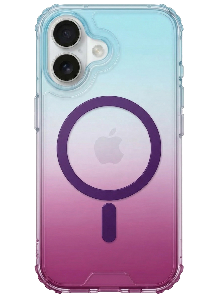 Чехол для iPhone 17 Градиент MagSafe силикон