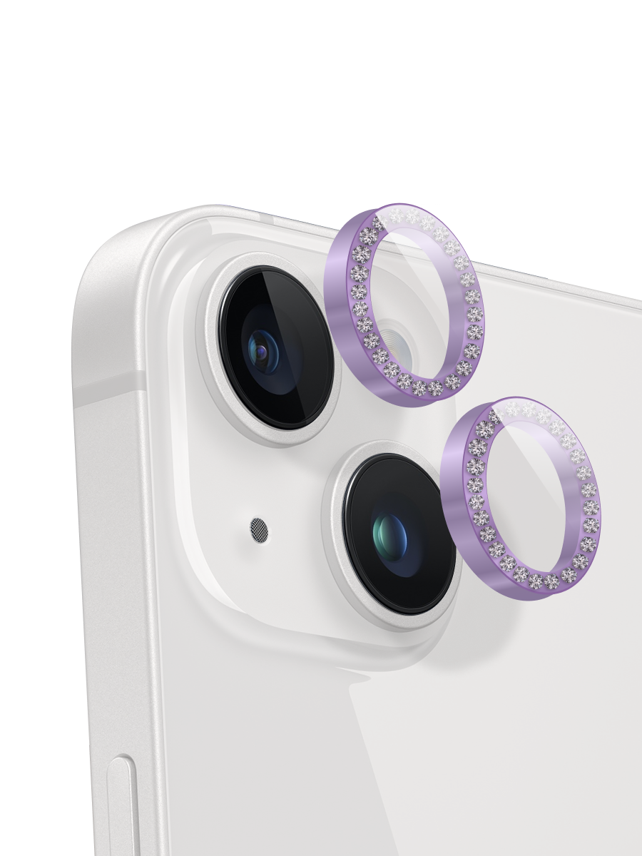 Комплект защитных стекол камеры для iPhone 14 / 14 Plus Бриллиантовый