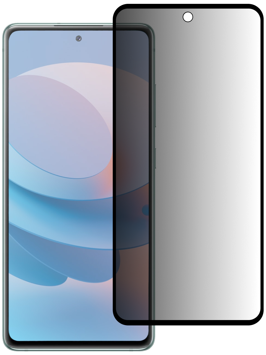 Защитное стекло для Samsung S21FE Антишпион 5D Premium