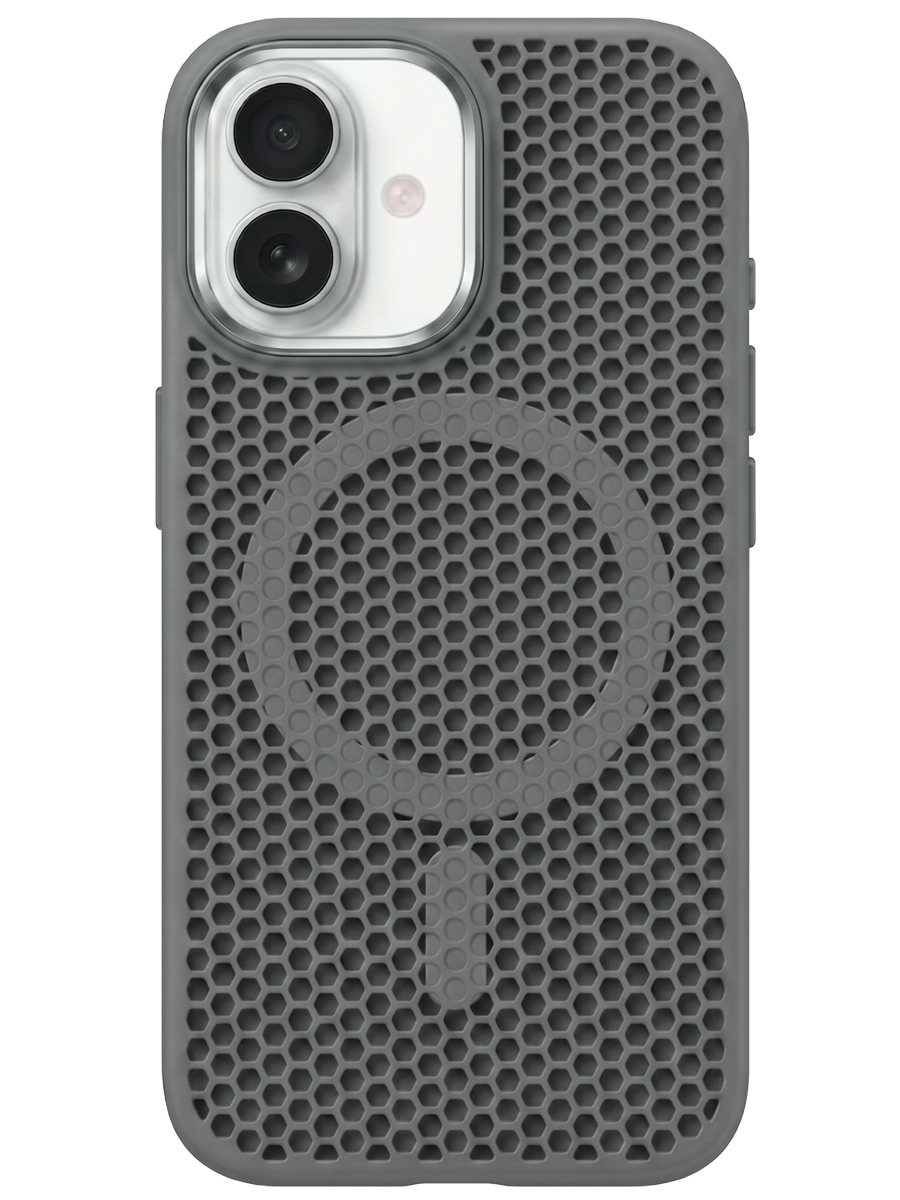 Чехол для iPhone 16 Неосетка силикон
