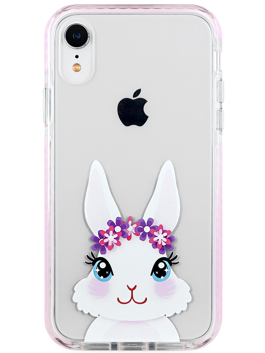 Чехол для iPhone XR Rabbit PC+силикон