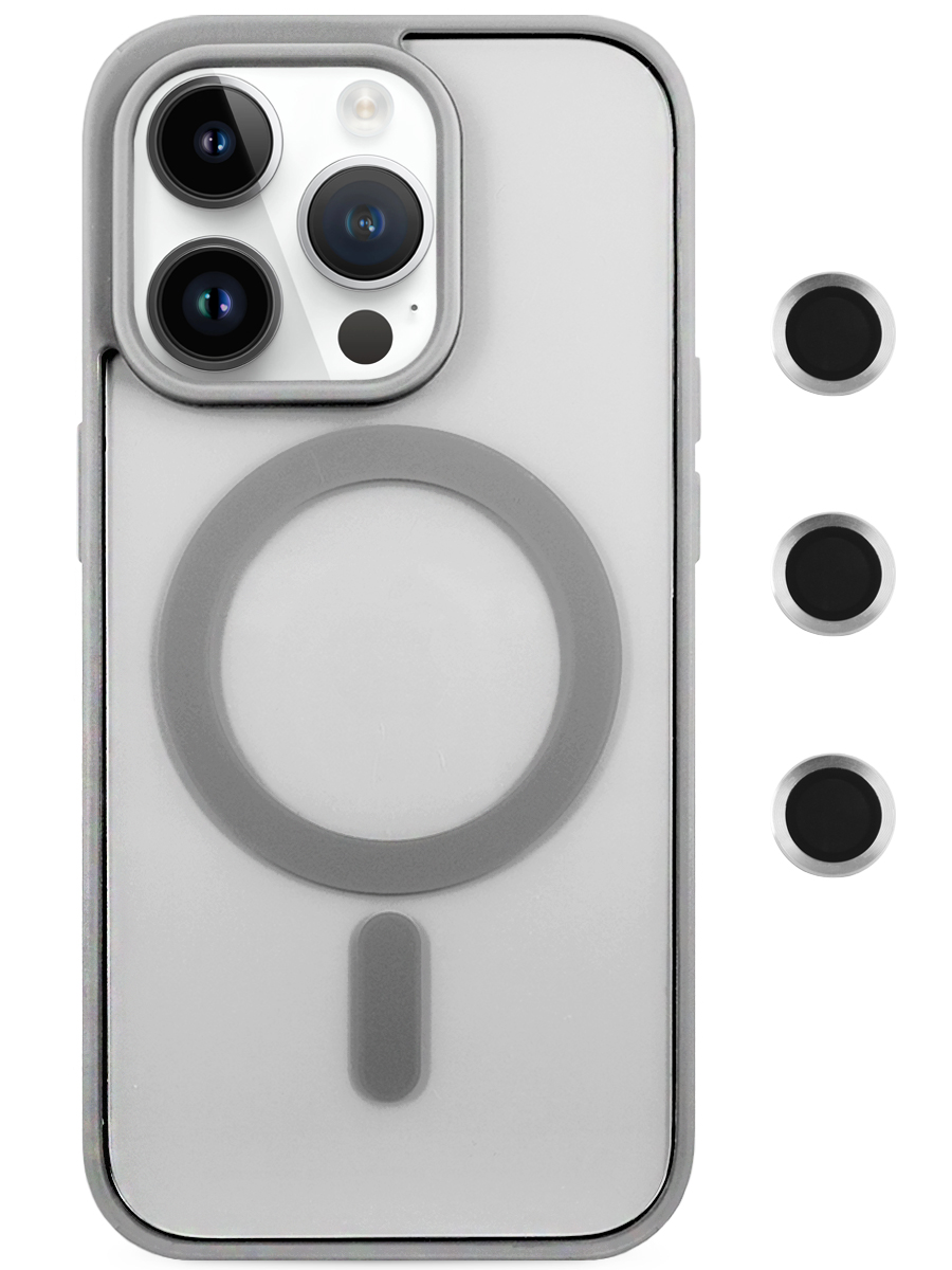Чехол для iPhone 14 Pro Элегантный MagSafe пластик+силикон